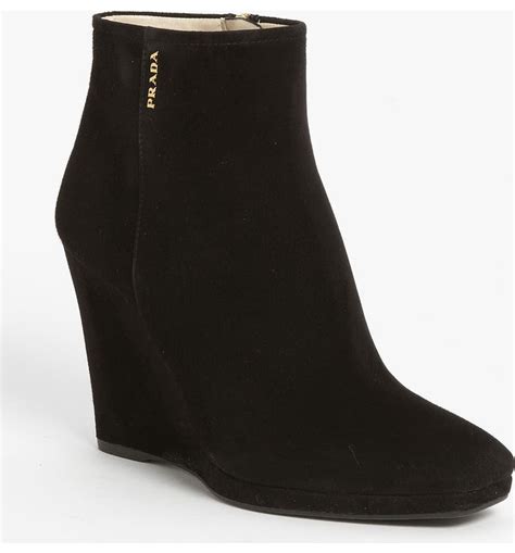 prada sport wedges|Prada wedge ankle boots.